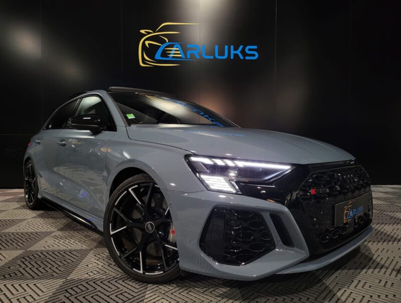 AUDI RS3 SPB 400cv QUATTRO PACK RS / CERAMIC / T.O / VMAX / B&O / MATRIX LED CG FRANCAISE