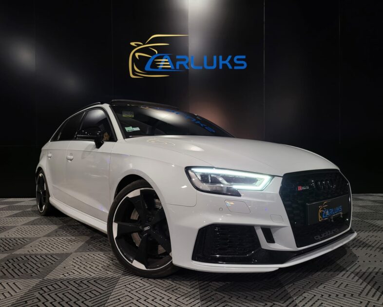 AUDI A3 RS3 2.5 400cv Pack Carbonne , Siege F1 , Toit ouvrant , Bang Olufsen