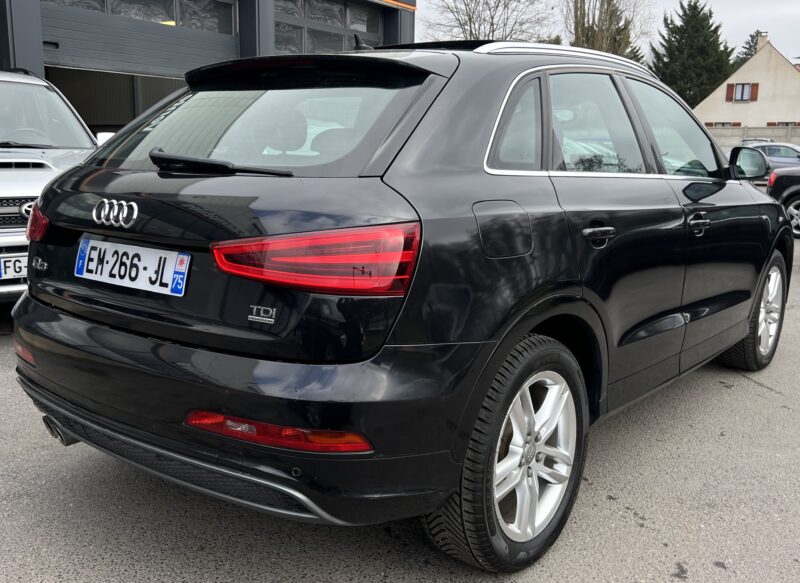 AUDI Q3 QUATTRO S-LINE 2.0 TDI 177 Cv S-TRONIC 7 BOITE AUTO TOIT OUVRANT GPS - Garantie1an