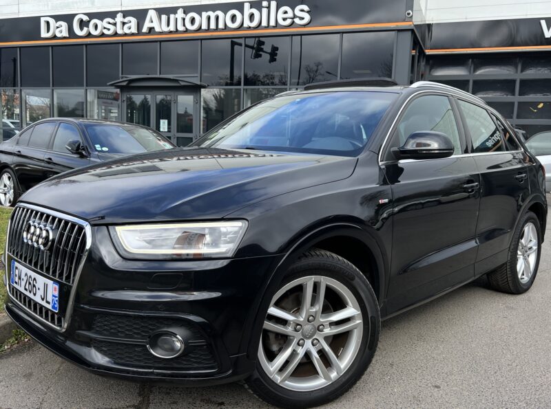 AUDI Q3 QUATTRO S-LINE 2.0 TDI 177 Cv S-TRONIC 7 BOITE AUTO TOIT OUVRANT GPS - Garantie1an