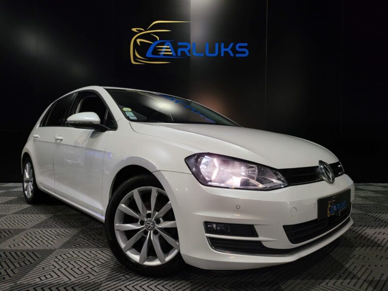 VOLKSWAGEN GOLF VII 7 1.6 TDI 105 CV CARAT KEYLESS / ALCANTARA / HISTORIQUE COMPLET