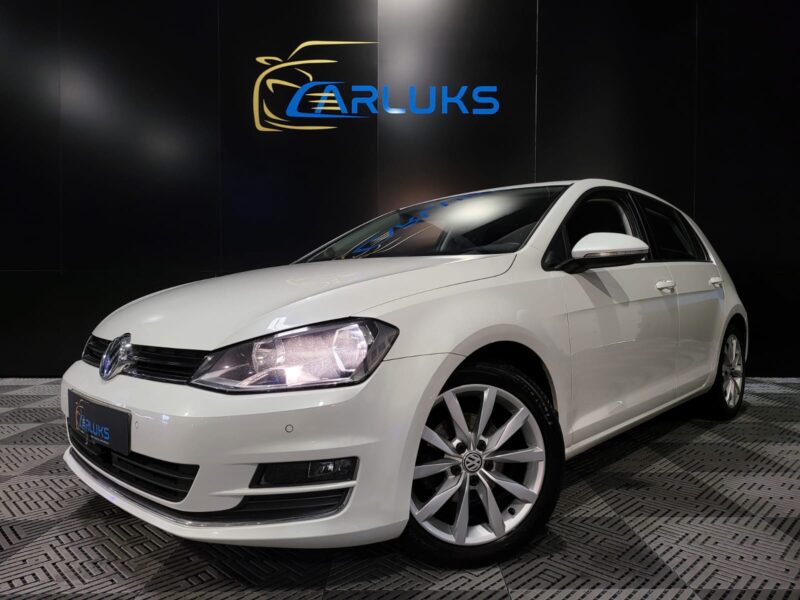 VOLKSWAGEN GOLF VII 7 1.6 TDI 105 CV CARAT KEYLESS / ALCANTARA / HISTORIQUE COMPLET