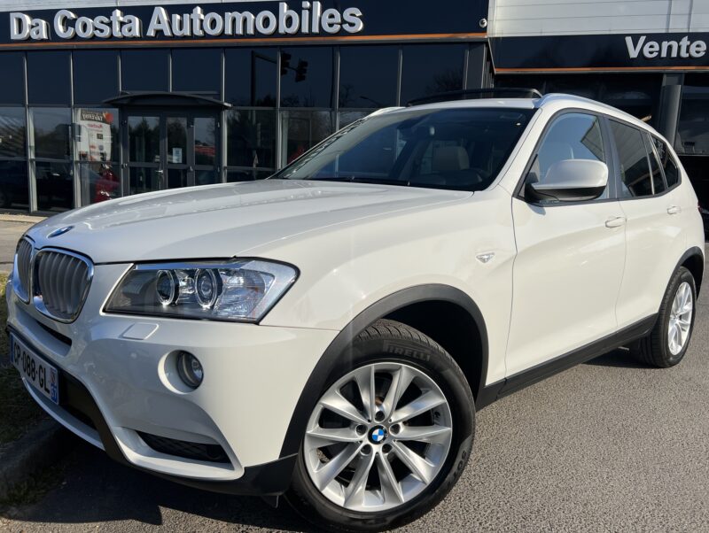 BMW X3 F25 XDRIVE 30D 3.0 6 CYLINDRES 258 Cv 1ERE MAIN 58 200 Kms TOIT OUVRANT BVA CUIR Garantie1an