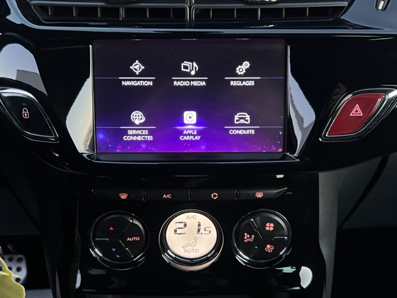 DS DS3 PERFORMANCE LINE 1.0 PURETECH 110 BOITE AUTO APPLE CARPLAY FULL LEDS PACK SPORT Garantie1an