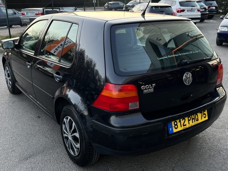 VOLKSWAGEN GOLF 4 IV 1.4 75 Cv 1ERE MAIN / 71 500 Kms 5 PORTES CLIMATISATION - Garantie1an