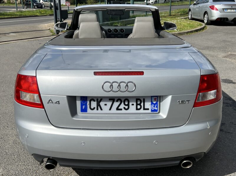 AUDI A4 CABRIOLET B6 II 1.8 TURBO 163 Cv / CRIT AIR 2 - Garantie1an