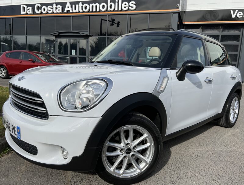 MINI COUNTRYMAN R60 PHASE II 1.6 D 112 CV BOITE AUTO HARMAN CARDON TOIT OUVRANT CUIR GPS Garantie1an