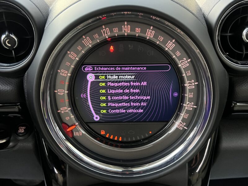 MINI COUNTRYMAN R60 PHASE II 1.6 D 112 CV BOITE AUTO HARMAN CARDON TOIT OUVRANT CUIR GPS Garantie1an