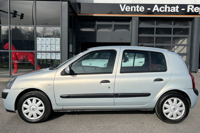 RENAULT CLIO II PHASE 2 1.2 75 Cv CLIMATISATION / 5 PORTES - Garantie1an