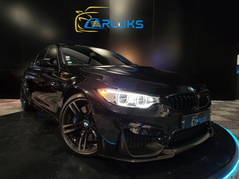 BMW M3 F80 3.0 Turbo 431cv DKG7 Pack Carbone , Toit Ouvrant , Caméra , HK , Cuir Electrique 