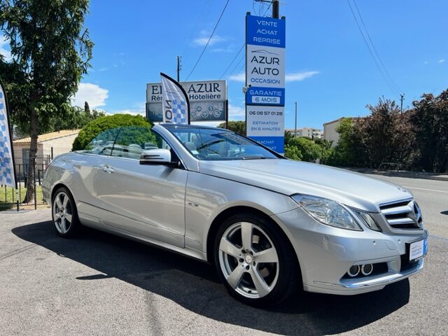 MERCEDES BENZ CLASSE E 200 CGI CABRIOLET BVA 2011