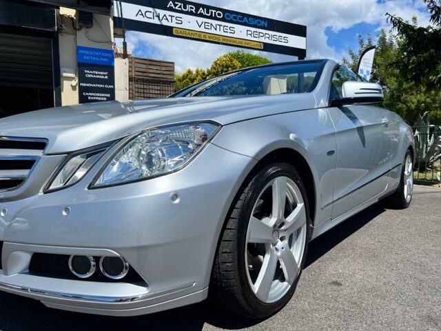 MERCEDES BENZ CLASSE E 200 CGI CABRIOLET BVA 2011