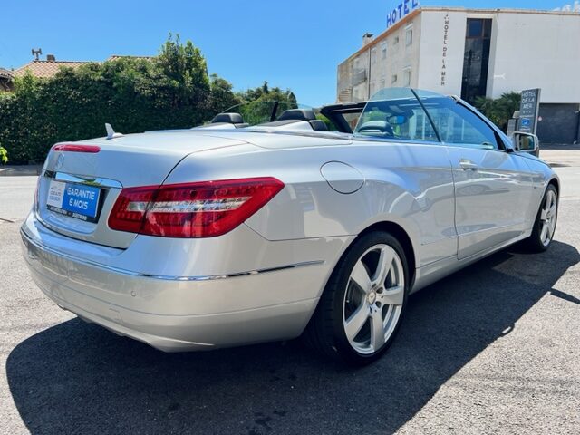 MERCEDES BENZ CLASSE E 200 CGI CABRIOLET BVA 2011