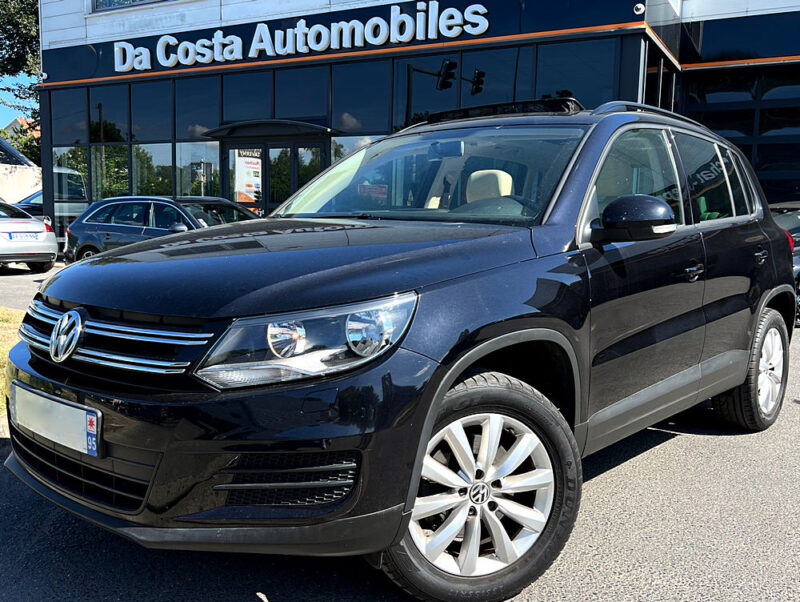 VOLKSWAGEN TIGUAN PHASE II 1.4 TSI 160 CARAT / TOIT OUVRANT CUIR GPS CAMERA CRIT AIR 1 - Garantie1an