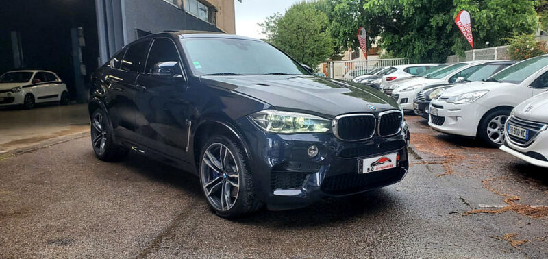 BMW  X6 M 4.4l V8 X-Drive 575 cv DKG8,  Bleu carbone Schwartz , 49 cv,