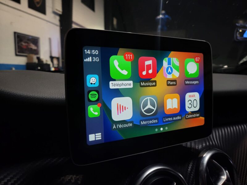 MERCEDES CLASSE A 180D 109 cv PACK AMG APPLE CARPLAY / TOIT OUVRANT / CAMERA DE RECUL 