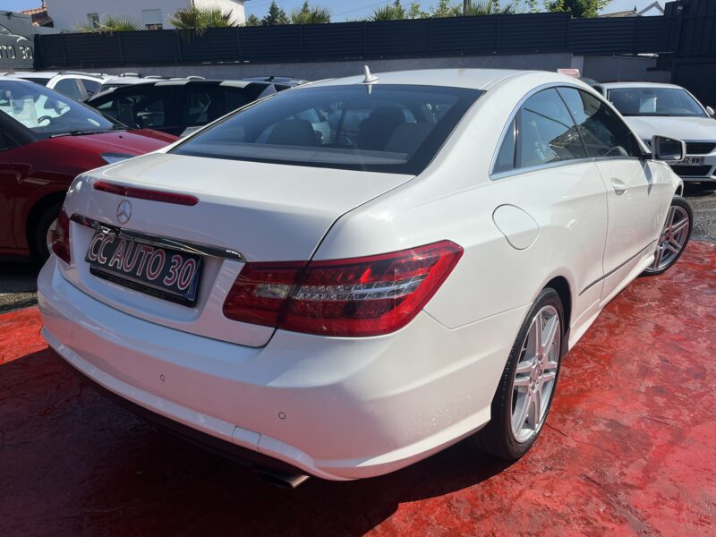 MERCEDES CLASSE E Coupé 2013