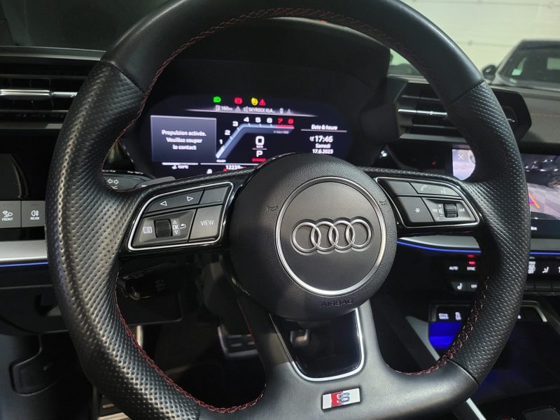 AUDI S3 SPORTBACK 310cv , TO , Caméra , Sièges diamants , AppleCarplay