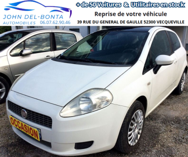 FIAT GRANDE PUNTO 3 PORTES 1.2l 65CH DYNAMIC 1ERE MAIN CRIT AIR 2