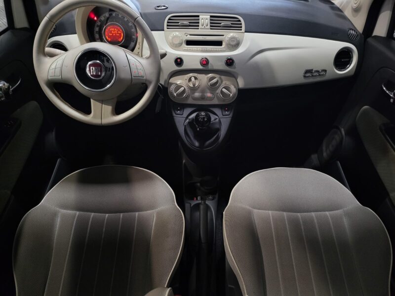 FIAT 500 1.2 8V 69CV LOUNGE STOP AND START 3P // CLIM/BLUETOOTH/TOIT PANORAMIQUE