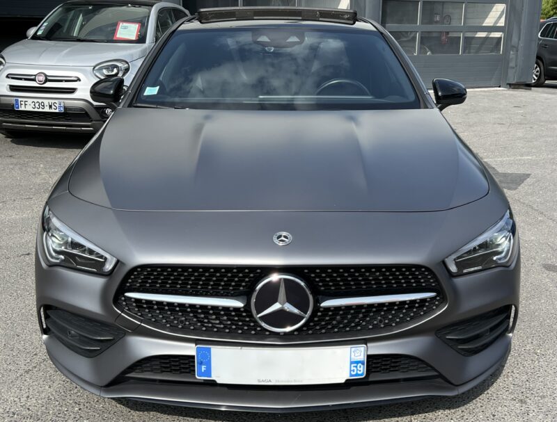 MERCEDES CLA AMG LINE 200 CDI 2.0 150 Cv BVA8 GRIS MAT / TOIT OUVRANT GRAND ECRAN GPS - Garantie1an