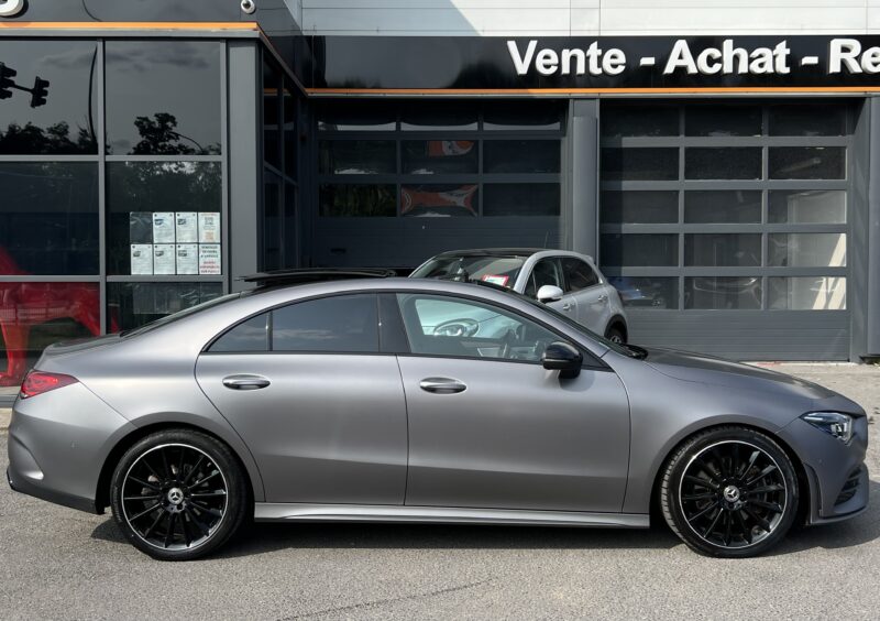 MERCEDES CLA AMG LINE 200 CDI 2.0 150 Cv BVA8 GRIS MAT / TOIT OUVRANT GRAND ECRAN GPS - Garantie1an