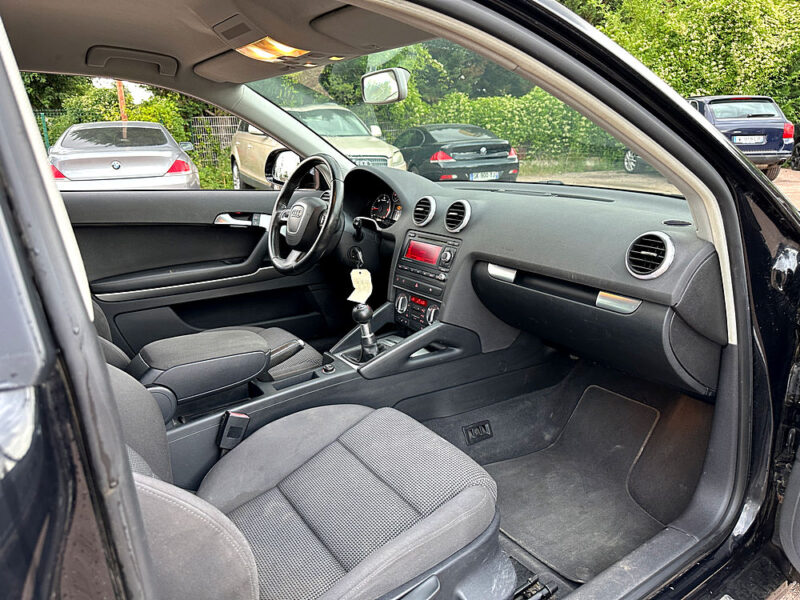 AUDI A3 2L TDI 140 CV / Siège chauffant / Paiement 4X Possible