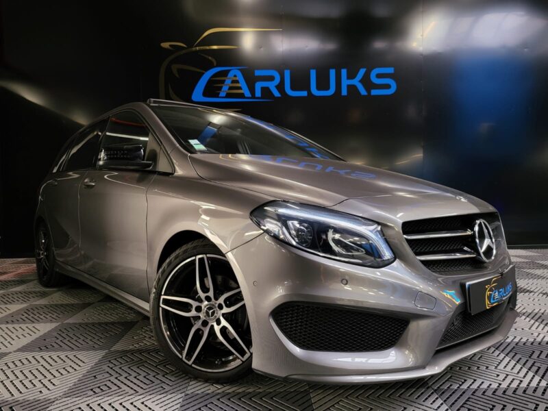 MERCEDES CLASSE B 180D 109cv 7G-DCT FASCINATION PACK AMG / TOIT OUVRANT + CAMERA + PARK ASSIST