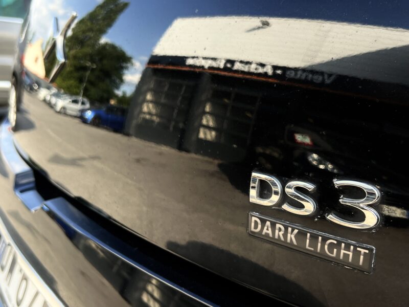 DS CITROEN DS3 PHASE 2 DARK LIGHT 1.2 110 Cv 1ERE MAIN / BOITE AUTO CUIR GPS CAMERA - Garantie1an