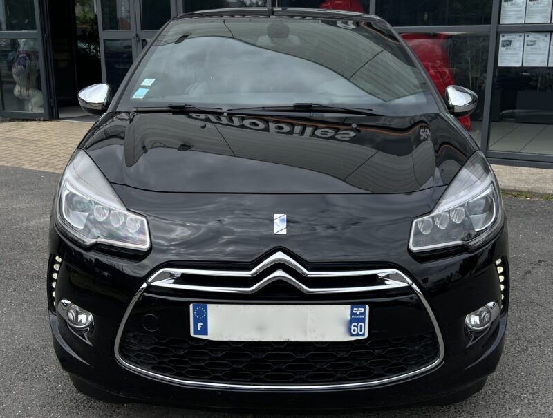 DS CITROEN DS3 PHASE 2 DARK LIGHT 1.2 110 Cv 1ERE MAIN / BOITE AUTO CUIR GPS CAMERA - Garantie1an