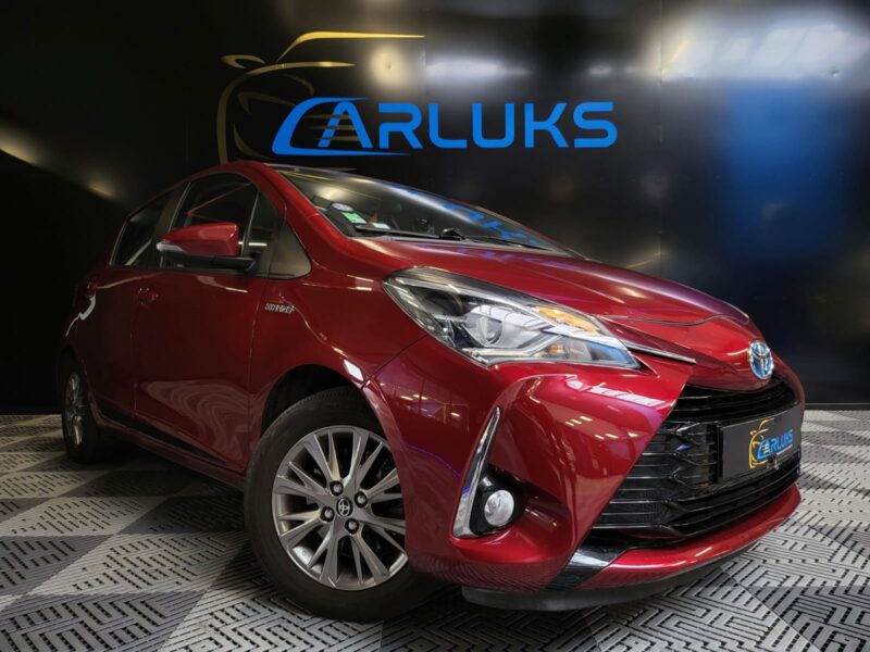 TOYOTA YARIS 1.5 HYBRIDE 75CH DYNAMIC / CAMERA + LIGNE BLANCHE + DISTANCE + GPS