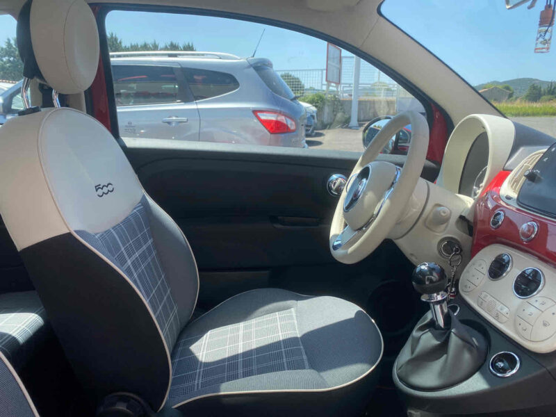 FIAT 500 1.2 69 Toit panoramique 2019