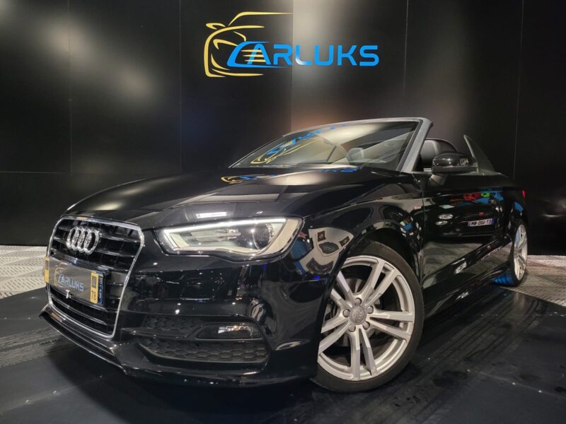 AUDI A3 CABRIOLET 2.0 TDI 150cv S LINE SIEGES CHAUFFANT / CHAUFFAGE NUQUE / VOLANT MEPLAT