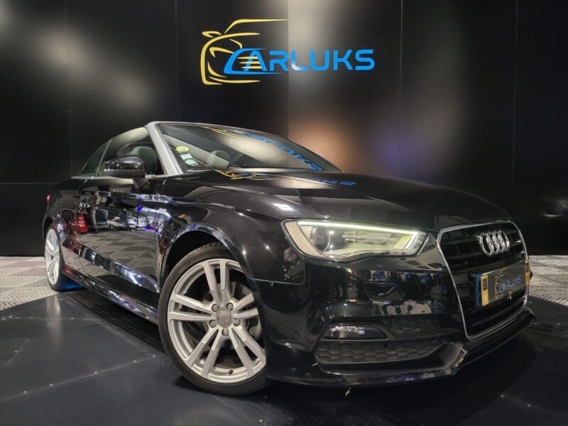 AUDI A3 CABRIOLET 2.0 TDI 150cv S LINE SIEGES CHAUFFANT / CHAUFFAGE NUQUE / VOLANT MEPLAT