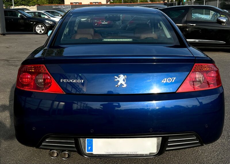 PEUGEOT 407 COUPE FELINE 2.7 V6 HDI 204 Cv 64 100 Kms / ORIGINE FRANCE CUIR BVA JBL - Garantie1an