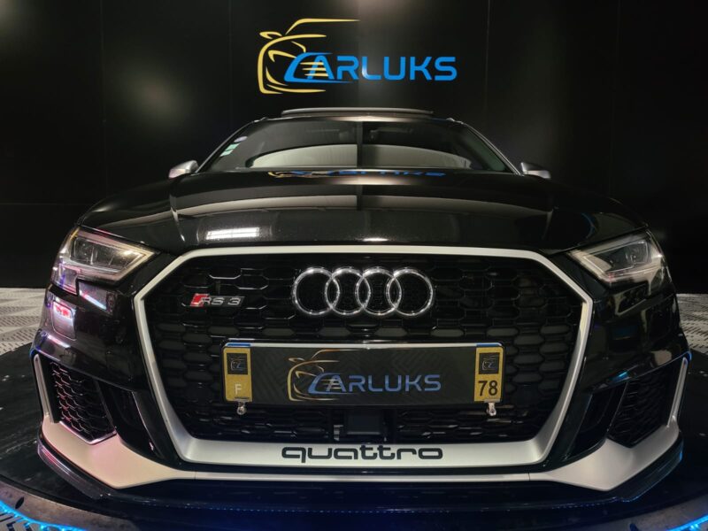 AUDI RS3 SPORTBACK 2.5 TFSI 400cv Quattro S-Tronic 5p // TOIT OUVRANT/SIEGES CHAUFFANTS/KIT CARROSSE