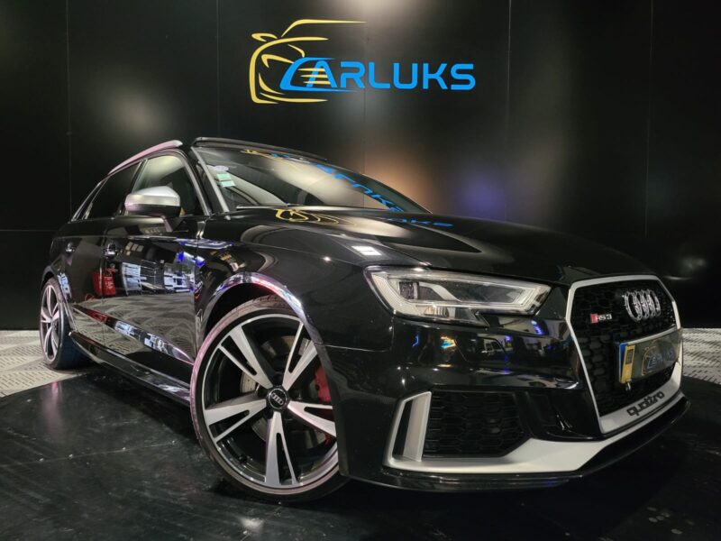 AUDI RS3 SPORTBACK 2.5 TFSI 400cv Quattro S-Tronic 5p // TOIT OUVRANT/SIEGES CHAUFFANTS/KIT CARROSSE