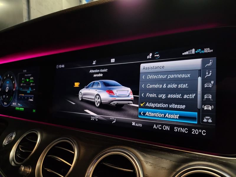 MERCEDES CLASSE E300 de EQ POWER 190+122cv BURMESTER / TOIT OUVRANT / ATTELAGE / CARPLAY / PACK PREM