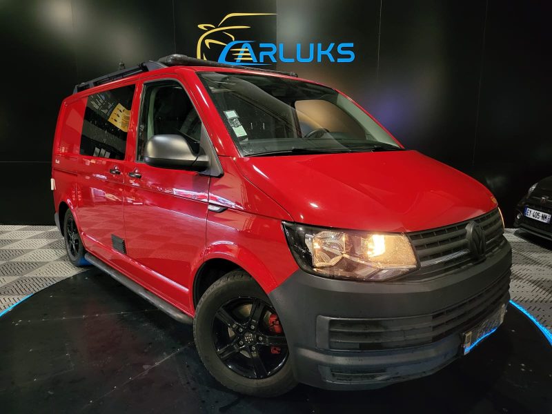 VOLKSWAGEN TRANSPORTER T6 L1 2.0 TDI 102cv Fourgon Aménagé // CARTE GRISE VASP CARAVANE