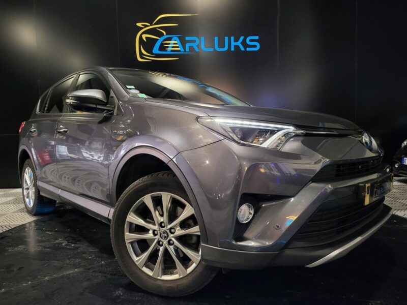 TOYOTA RAV4 Hybrid 2.5 VVT-i 155cv 2WD Lounge CVT // SIEGES CHAUFFANTS/CAMERA/ALERTE FRANCHISSEMENT 