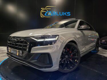 AUDI Q8 3.0 V6 TDI 258cv S-Line Pack Carbone BVA // APPLE CARPLAY/PHARES FULL LEDS/CAMERA DE RECUL