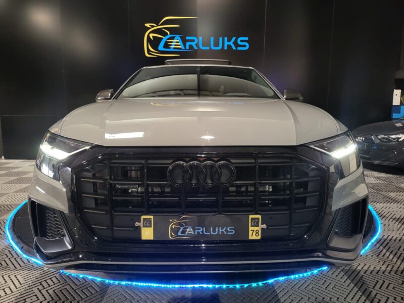 AUDI Q8 3.0 V6 TDI 258cv S-Line Pack Carbone BVA // APPLE CARPLAY/PHARES FULL LEDS/CAMERA DE RECUL