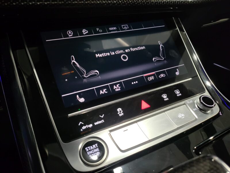 AUDI Q8 3.0 V6 TDI 258cv S-Line Pack Carbone BVA // APPLE CARPLAY/PHARES FULL LEDS/CAMERA DE RECUL