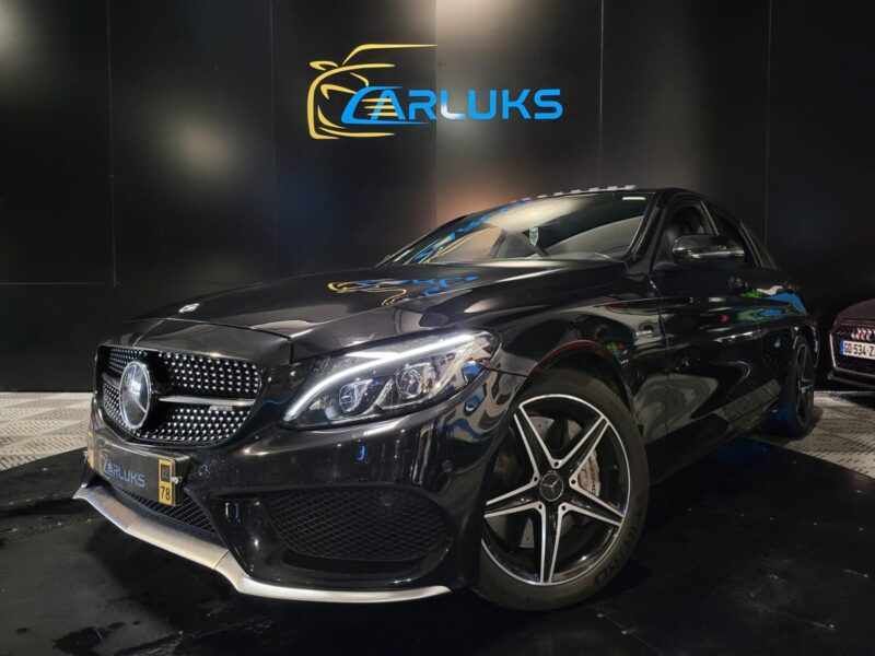 MERCEDES CLASSE C C 43 AMG 4-matic 367cv TO / BURMEISTER / CAMERA / ANGLES MORT