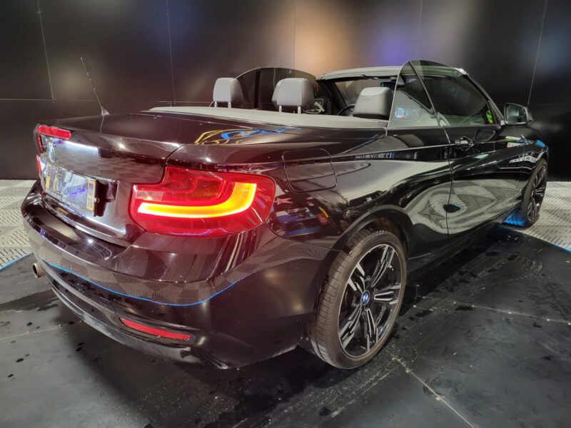 BMW SERIE 2 Cabriolet 218i 136cv Sport BVM6 // OUVERTURE CLAPETS/CAMERA DE RECUL/RADAR-AV-AR