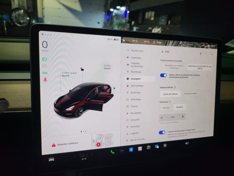 TESLA MODEL 3 Standard Plus 325cv 1ère Main // CAMERA DE RECUL/SIEGES CHAUFFANTS/VOLANT CHAUFFANT
