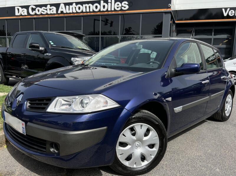 RENAULT MEGANE II PHASE 2 1.4 98 Cv 5 PORTES / BLUETOOTH CRIT AIR 2 - Garantie1an