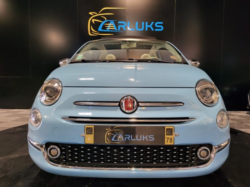 FIAT 500C Cabriolet 1.2 MPi 69cv Spiaggina’58 // CAPOTE ELECTRIQUE/GPS/RADAR-AR