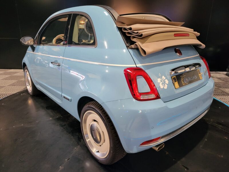 FIAT 500C Cabriolet 1.2 MPi 69cv Spiaggina’58 // CAPOTE ELECTRIQUE/GPS/RADAR-AR