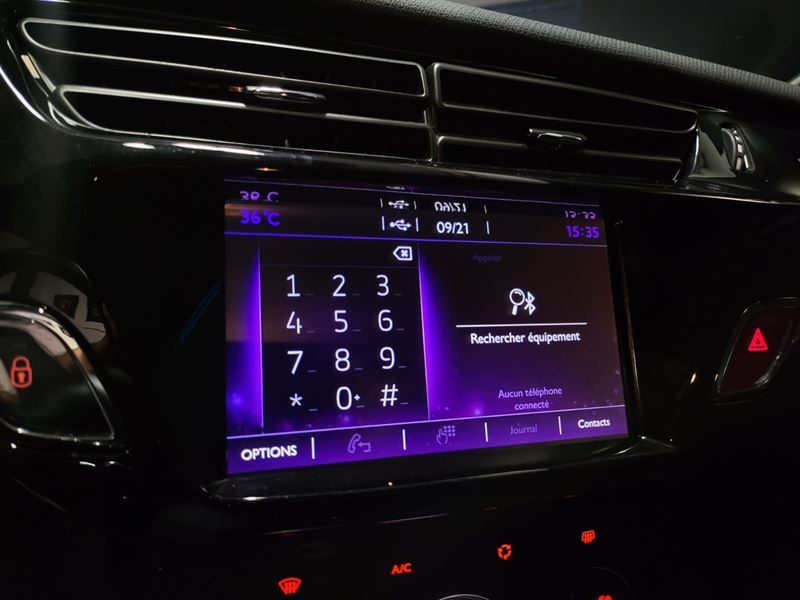 DS 3 1.6 THP 208cv Performance BVM6 // APPLE CARPLAY/MIRROR LINK/CAMERA DE RECUL